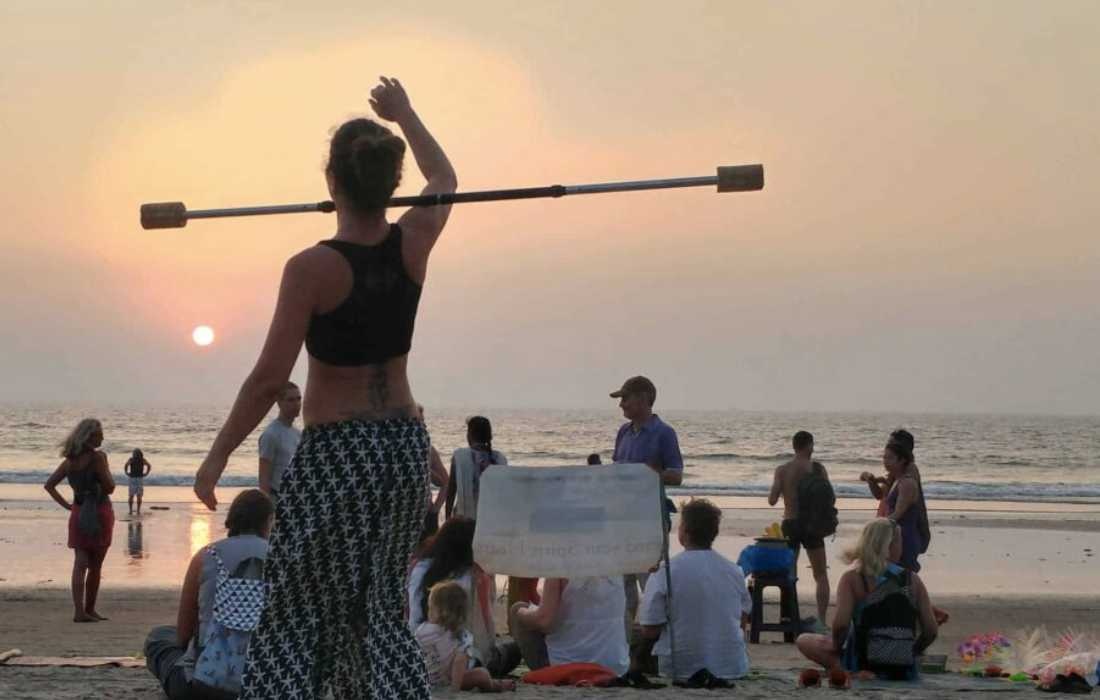 Arambol beach in Goa